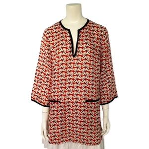 Longline Tory Burch linen tunic